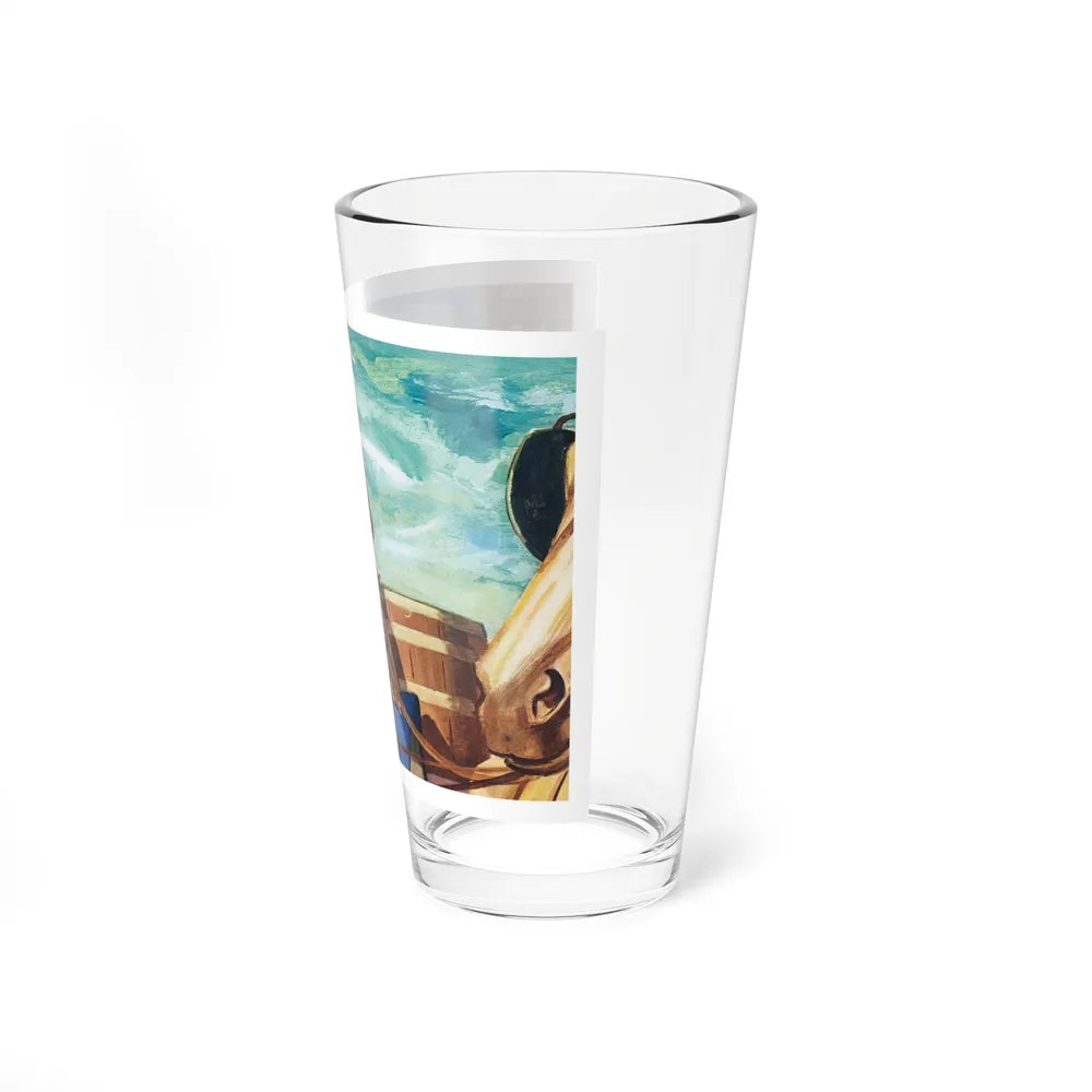 Sleep All Winter by Richard Wormser and Dan Gordon (1), Esquire, June 1949 (Magazine Illustration) Pint Glass 16oz - Go Mug Yourself
