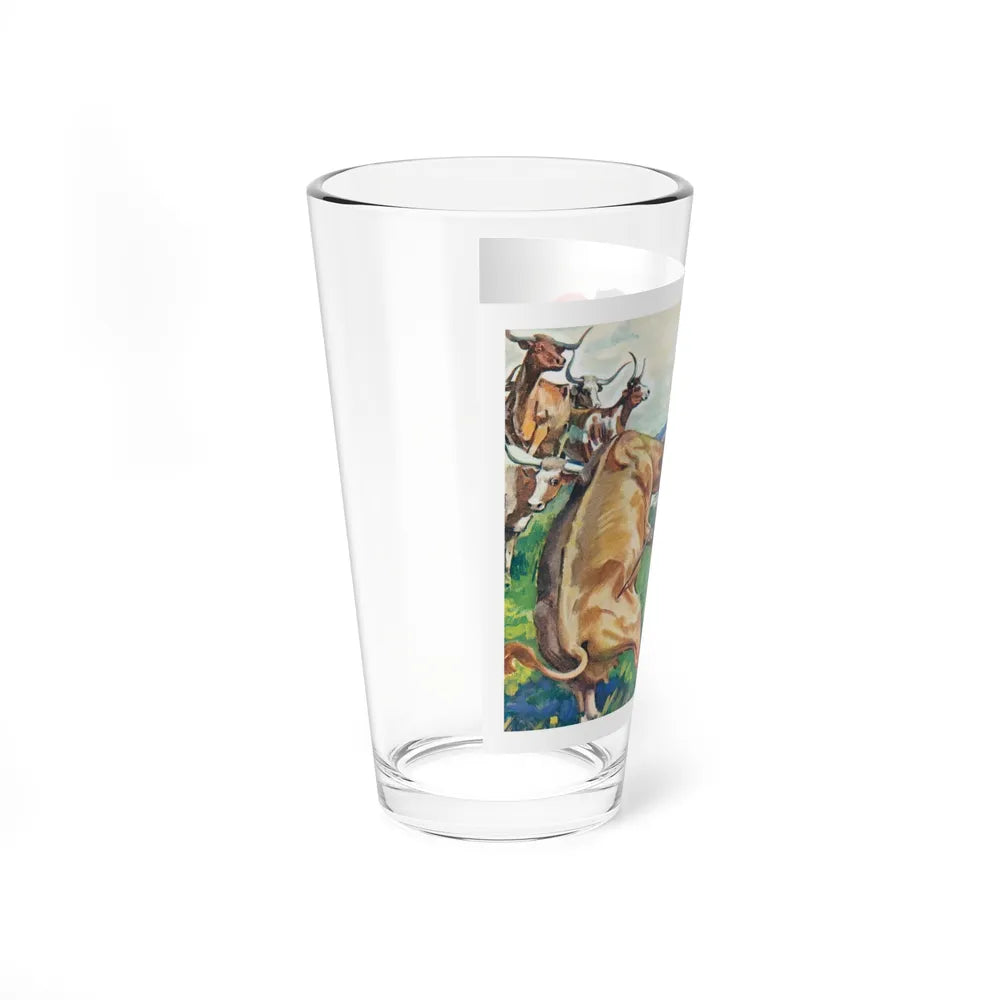 Sleep All Winter by Richard Wormser and Dan Gordon (2), Esquire, June 1949 (Magazine Illustration) Pint Glass 16oz - Go Mug Yourself
