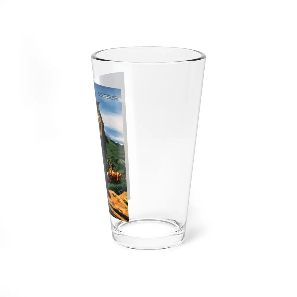 Sleep All Winter by Richard Wormser and Dan Gordon (3), Esquire, June 1949 (Magazine Illustration) Pint Glass 16oz - Go Mug Yourself