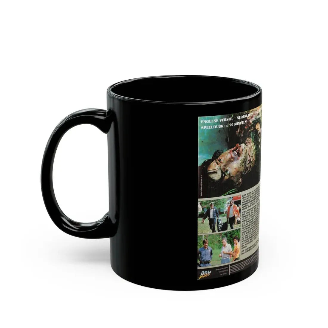 SLEEPAWAY CAMP BOM VIDEO (VHS COVER) - Black Coffee Mug - Go Mug Yourself