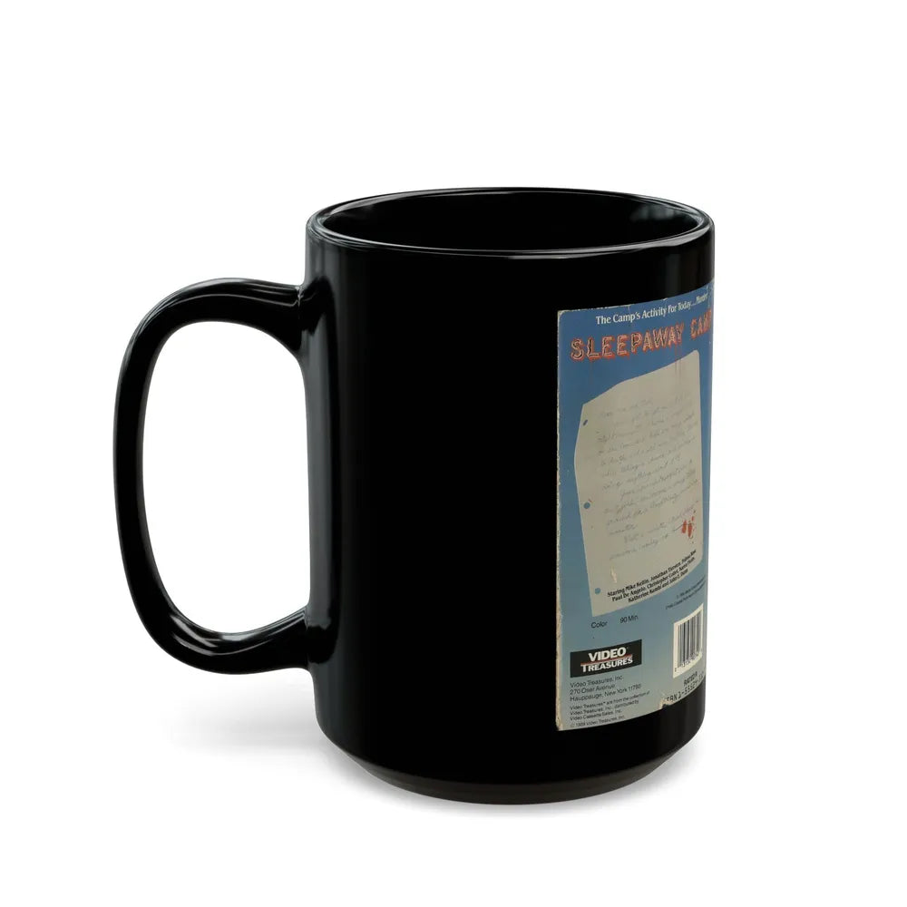 SLEEPAWAY CAMP (VHS COVER) - Black Coffee Mug-Go Mug Yourself