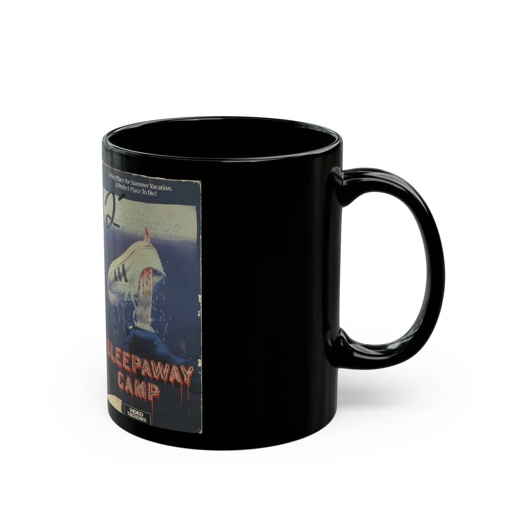 SLEEPAWAY CAMP (VHS COVER) - Black Coffee Mug-Go Mug Yourself
