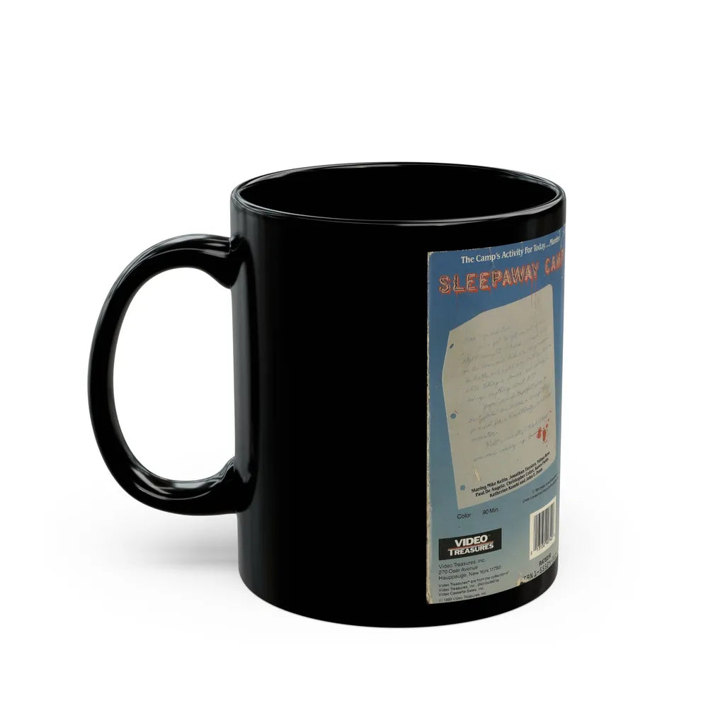 SLEEPAWAY CAMP (VHS COVER) - Black Coffee Mug-Go Mug Yourself