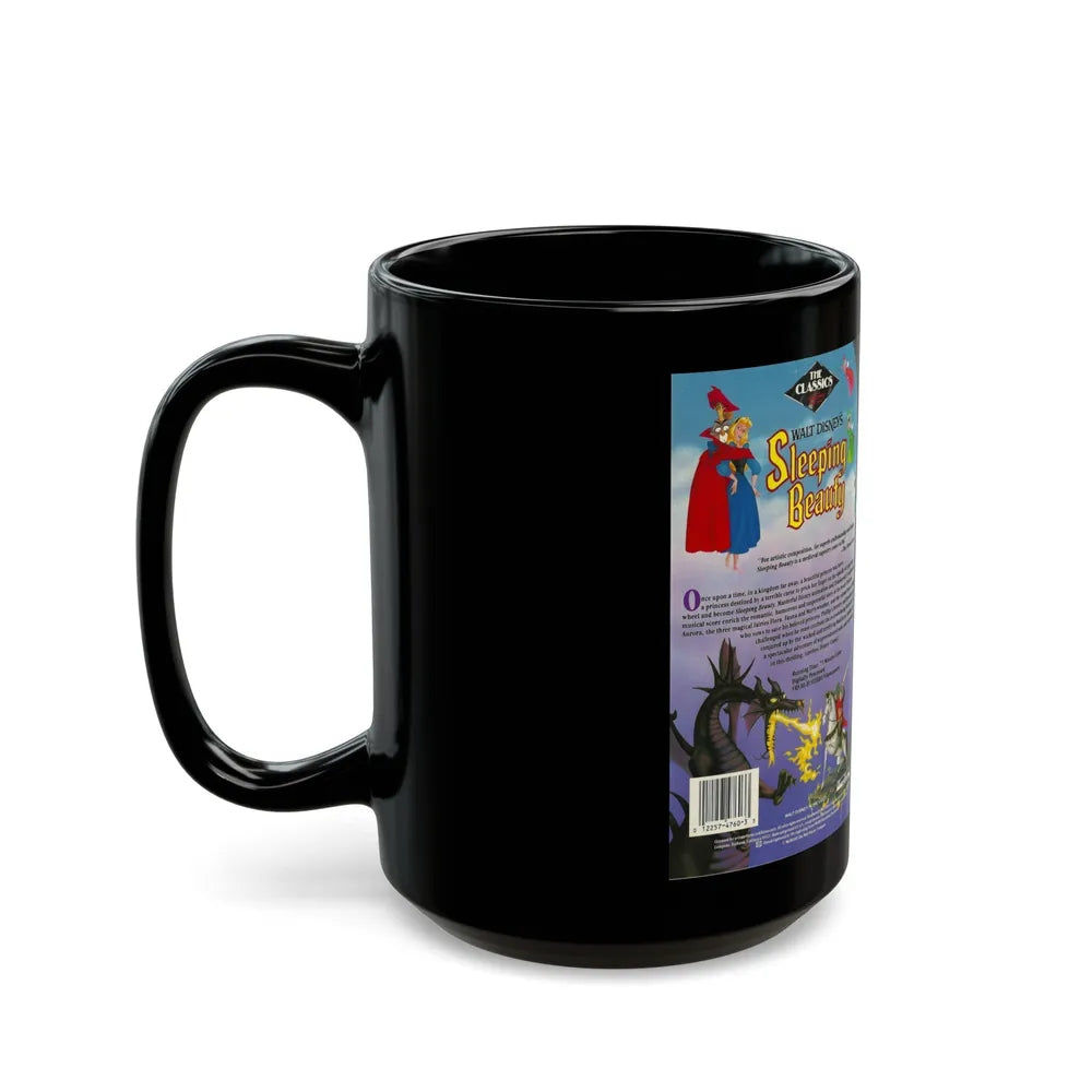 SLEEPING BEAUTY (VHS COVER) - Black Coffee Mug-Go Mug Yourself