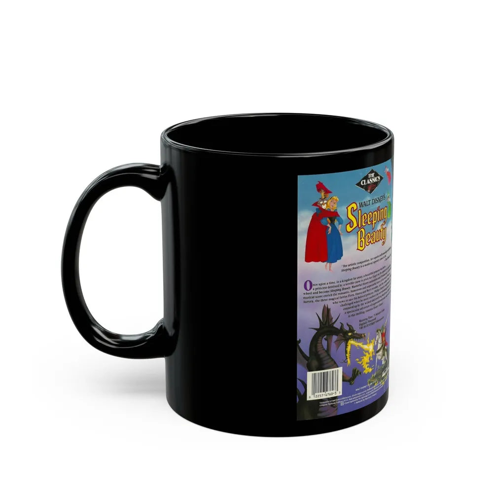SLEEPING BEAUTY (VHS COVER) - Black Coffee Mug-Go Mug Yourself
