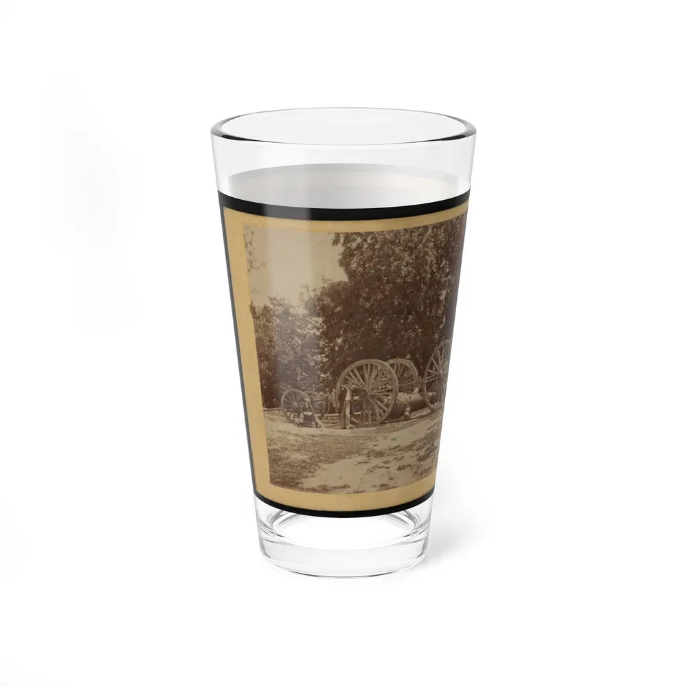 Sling For Heavy Artillery. Drewry's Bluff, Virginia (U.S. Civil War) Pint Glass 16oz-Go Mug Yourself