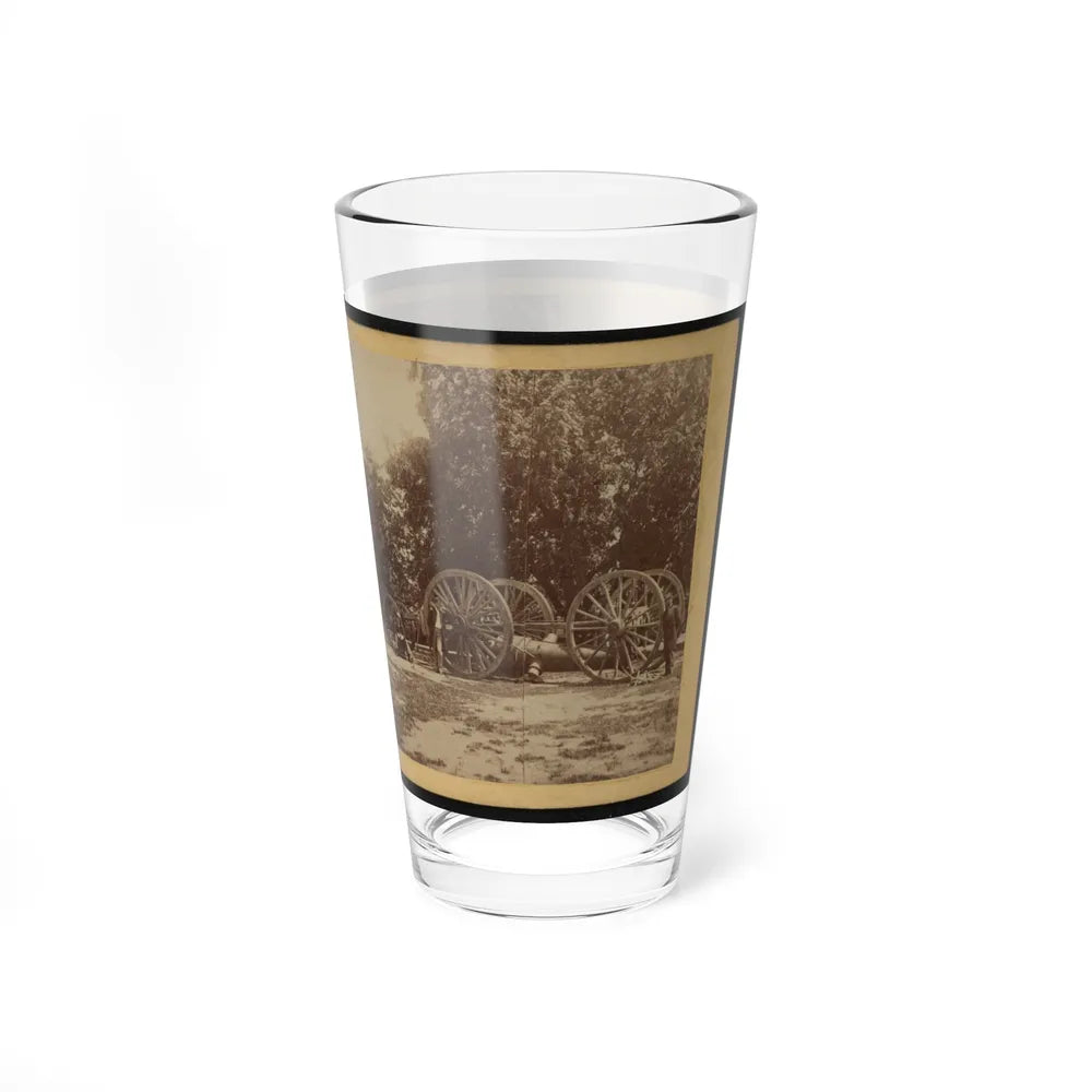 Sling For Heavy Artillery. Drewry's Bluff, Virginia (U.S. Civil War) Pint Glass 16oz-Go Mug Yourself