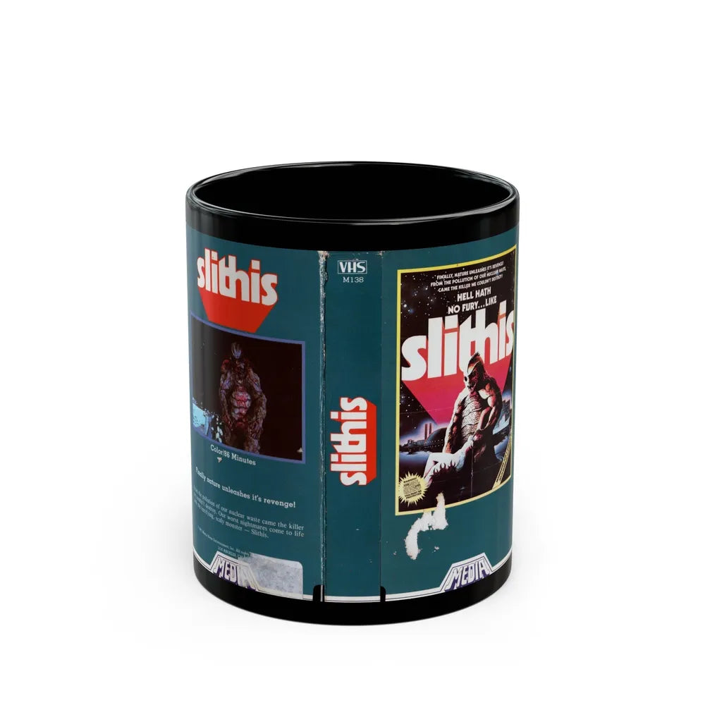 SLITHIS (VHS COVER) - Black Coffee Mug-11oz-Go Mug Yourself