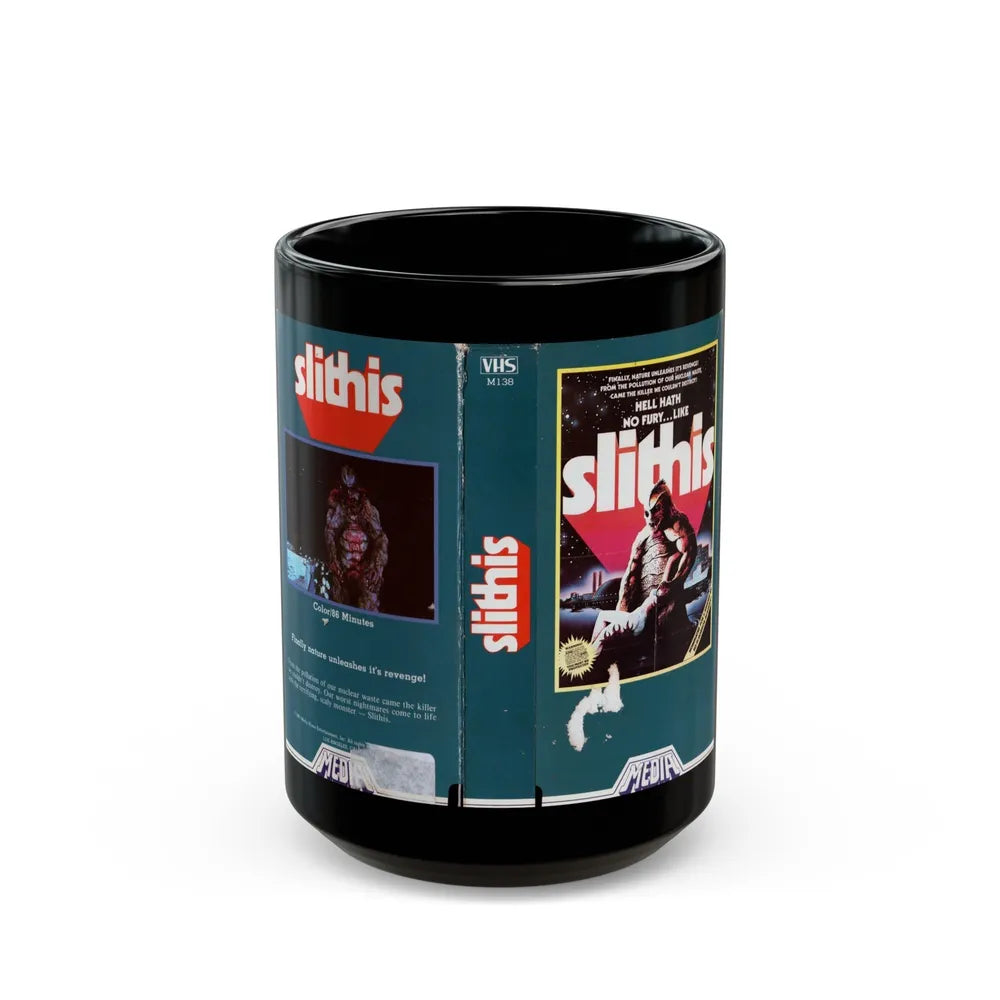 SLITHIS (VHS COVER) - Black Coffee Mug-15oz-Go Mug Yourself