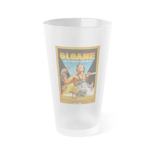 SLOANE (GERMAN) 1985 Movie Poster - Frosted Pint Glass 16oz Default Title - Go Mug Yourself
