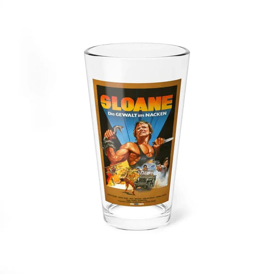 SLOANE (GERMAN) 1985 Movie Poster - Pint Glass 16oz 16oz - Go Mug Yourself