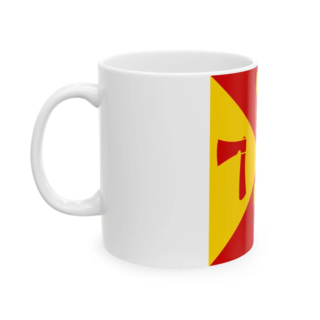 Slokhyni flag (Ukraine) White Coffee Mug - Go Mug Yourself