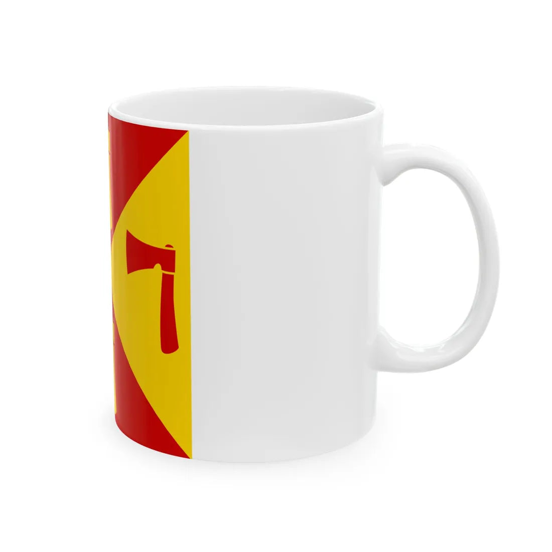 Slokhyni flag (Ukraine) White Coffee Mug - Go Mug Yourself
