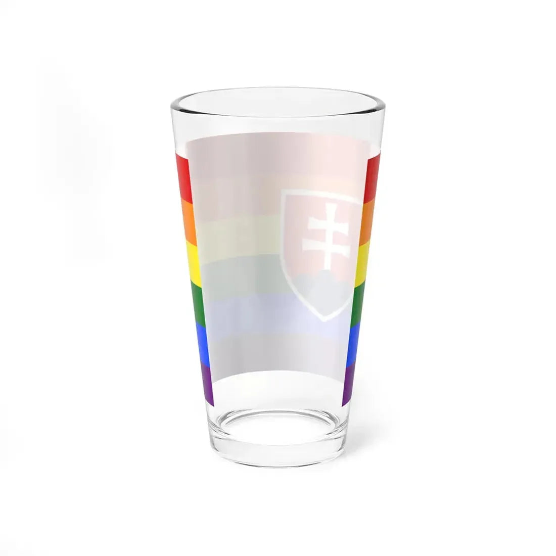 Slovakia Gay Flag (Slovakia) Pint Glass 16oz - Go Mug Yourself