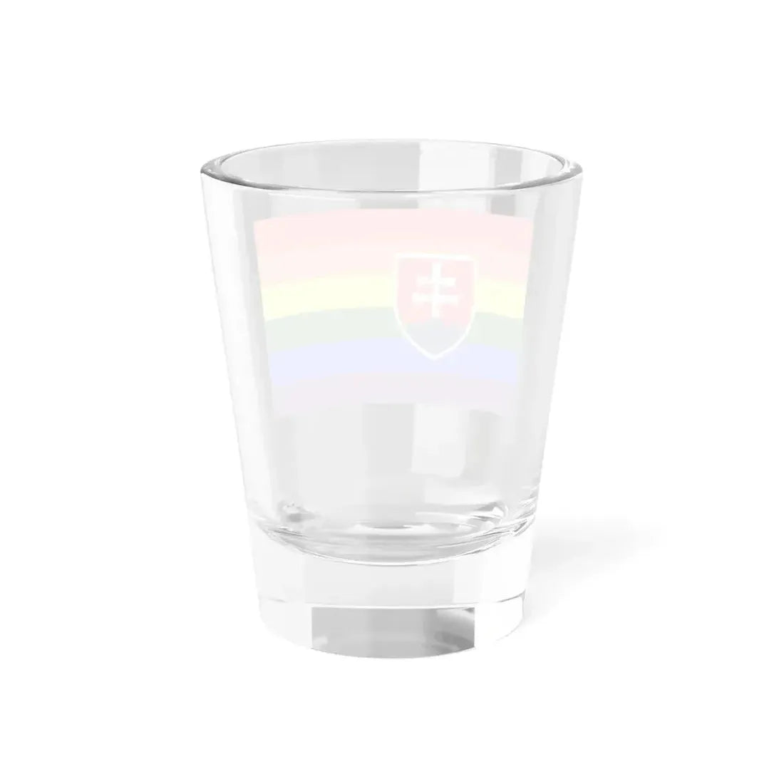 Slovakia Gay Flag (Slovakia) Shot Glass 1.5oz - Go Mug Yourself