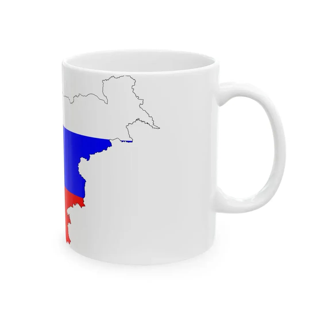 Slovenia-Flagmap (Slovenia) White Coffee Mug - Go Mug Yourself
