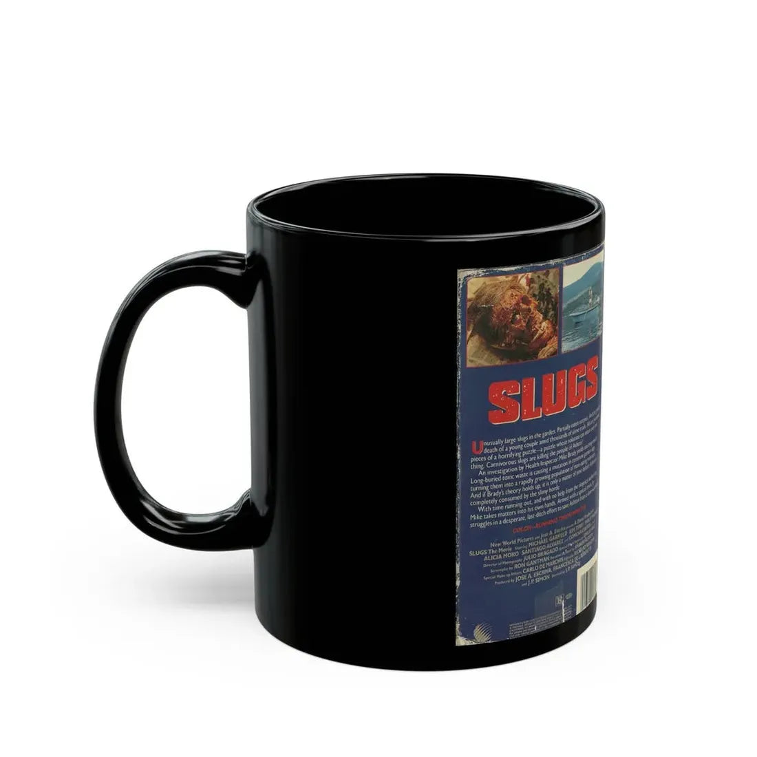 SLUGS NEW WORLD VIDEO (VHS COVER) - Black Coffee Mug - Go Mug Yourself