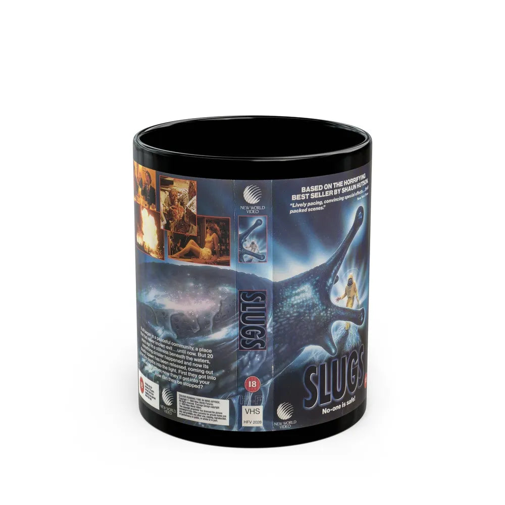 SLUGS (VHS COVER) - Black Coffee Mug-11oz-Go Mug Yourself