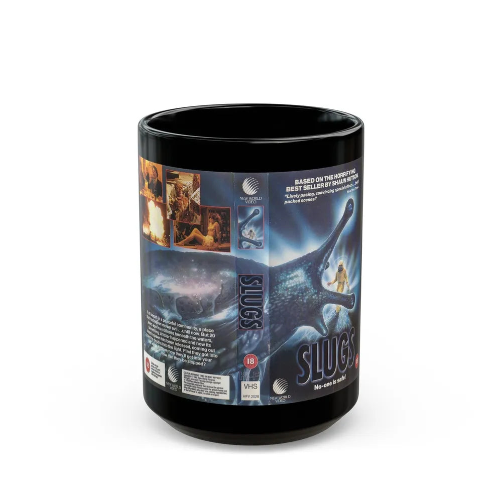 SLUGS (VHS COVER) - Black Coffee Mug-15oz-Go Mug Yourself