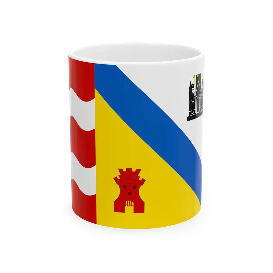 Sluis vlag (Netherlands) White Coffee Mug 11oz - Go Mug Yourself