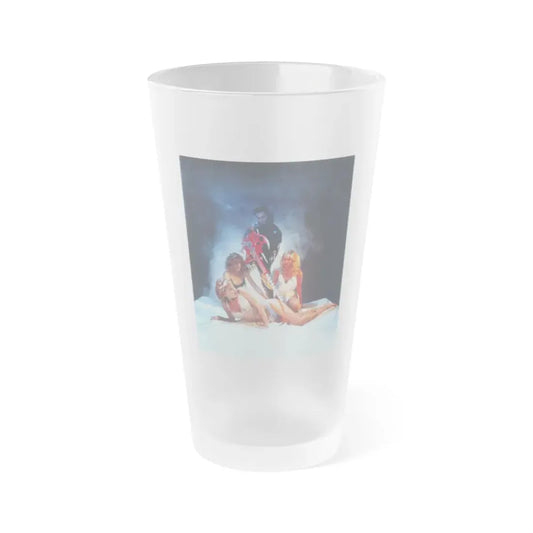 SLUMBER PARTY MASSACRE II (ART) 1987 Movie Poster - Frosted Pint Glass 16oz Default Title - Go Mug Yourself