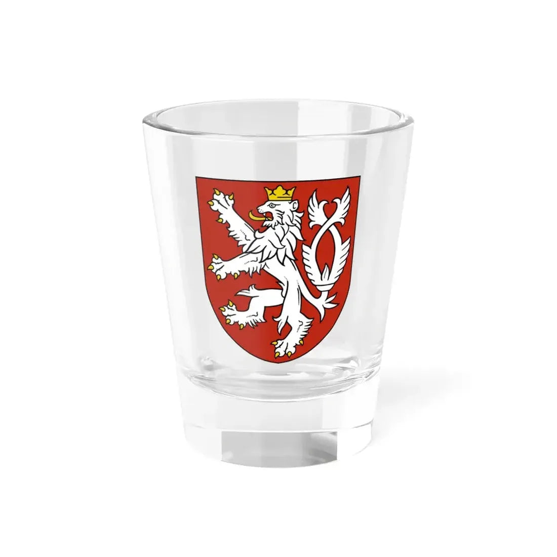 Small coat of arms of the Czech Republic - Shot Glass 1.5oz 1.5oz - Go Mug Yourself