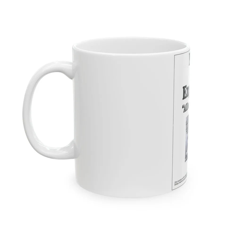 Small Faces 1966 (Music Poster) White Coffee Mug-Go Mug Yourself