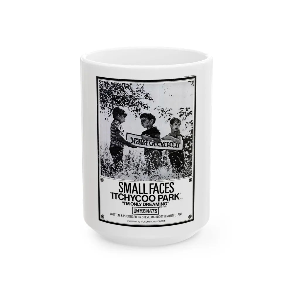 Small Faces 1967 (Music Poster) White Coffee Mug-15oz-Go Mug Yourself