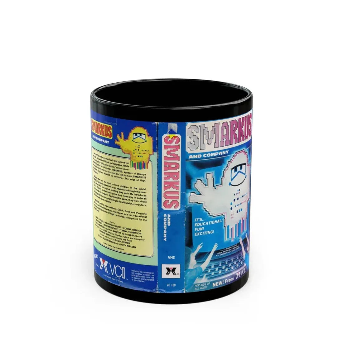 SMARKUS AND COMPANY (VHS COVER) - Black Coffee Mug 11oz - Go Mug Yourself