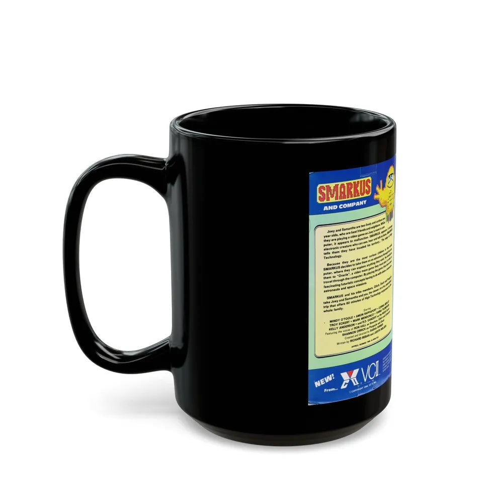 SMARKUS AND COMPANY (VHS COVER) - Black Coffee Mug-Go Mug Yourself