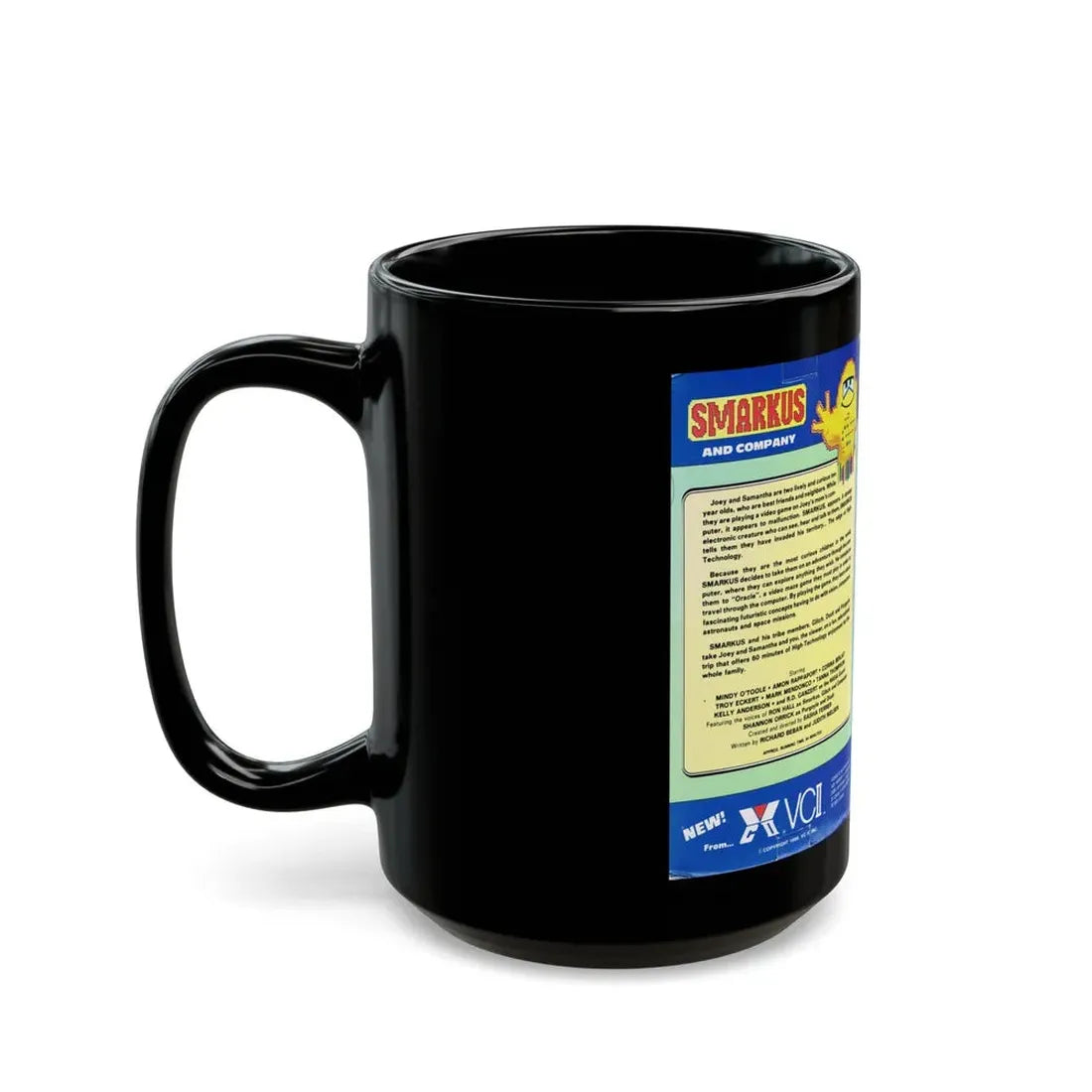 SMARKUS AND COMPANY (VHS COVER) - Black Coffee Mug - Go Mug Yourself