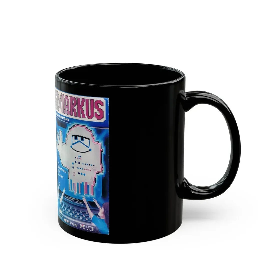 SMARKUS AND COMPANY (VHS COVER) - Black Coffee Mug - Go Mug Yourself