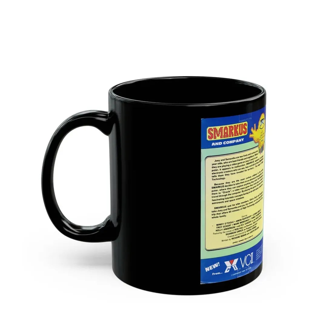 SMARKUS AND COMPANY (VHS COVER) - Black Coffee Mug - Go Mug Yourself