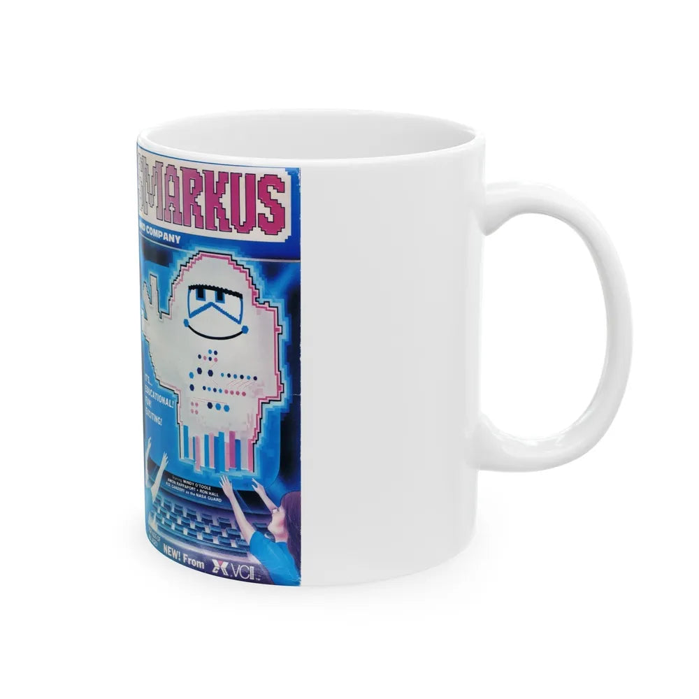 SMARKUS AND COMPANY (VHS COVER) - White Coffee Mug-Go Mug Yourself