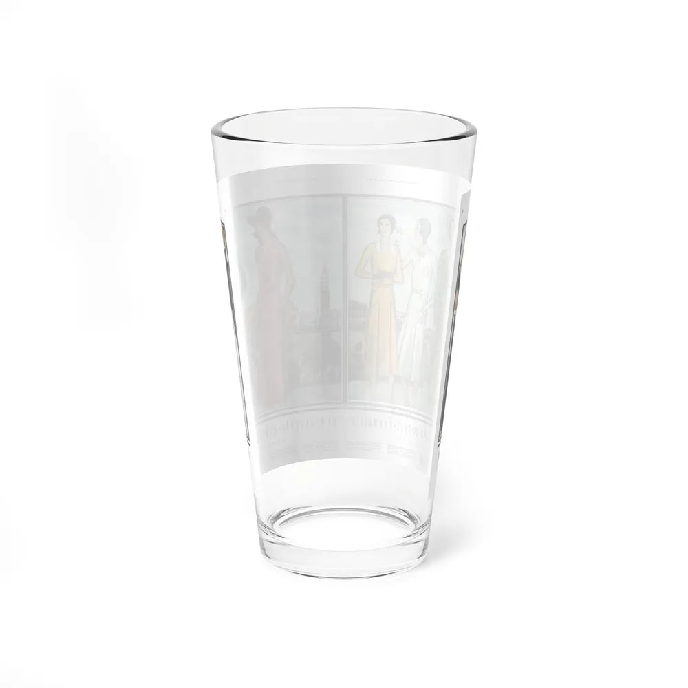 Smart Simplicity or Soft Formality..., McCall's, August 1930 (Magazine Illustration) Pint Glass 16oz - Go Mug Yourself