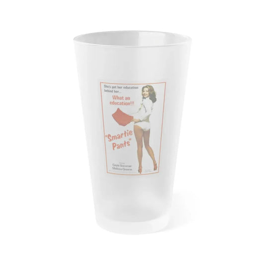 SMARTIE PANTS 1975 Movie Poster - Frosted Pint Glass 16oz Default Title - Go Mug Yourself