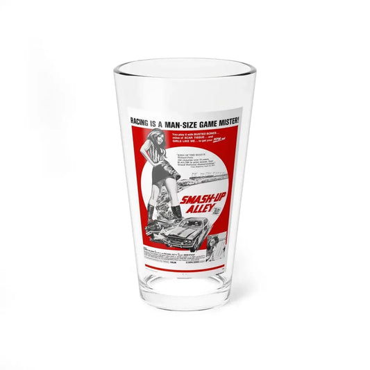SMASH-UP ALLEY 1973 Movie Poster - Pint Glass 16oz 16oz - Go Mug Yourself