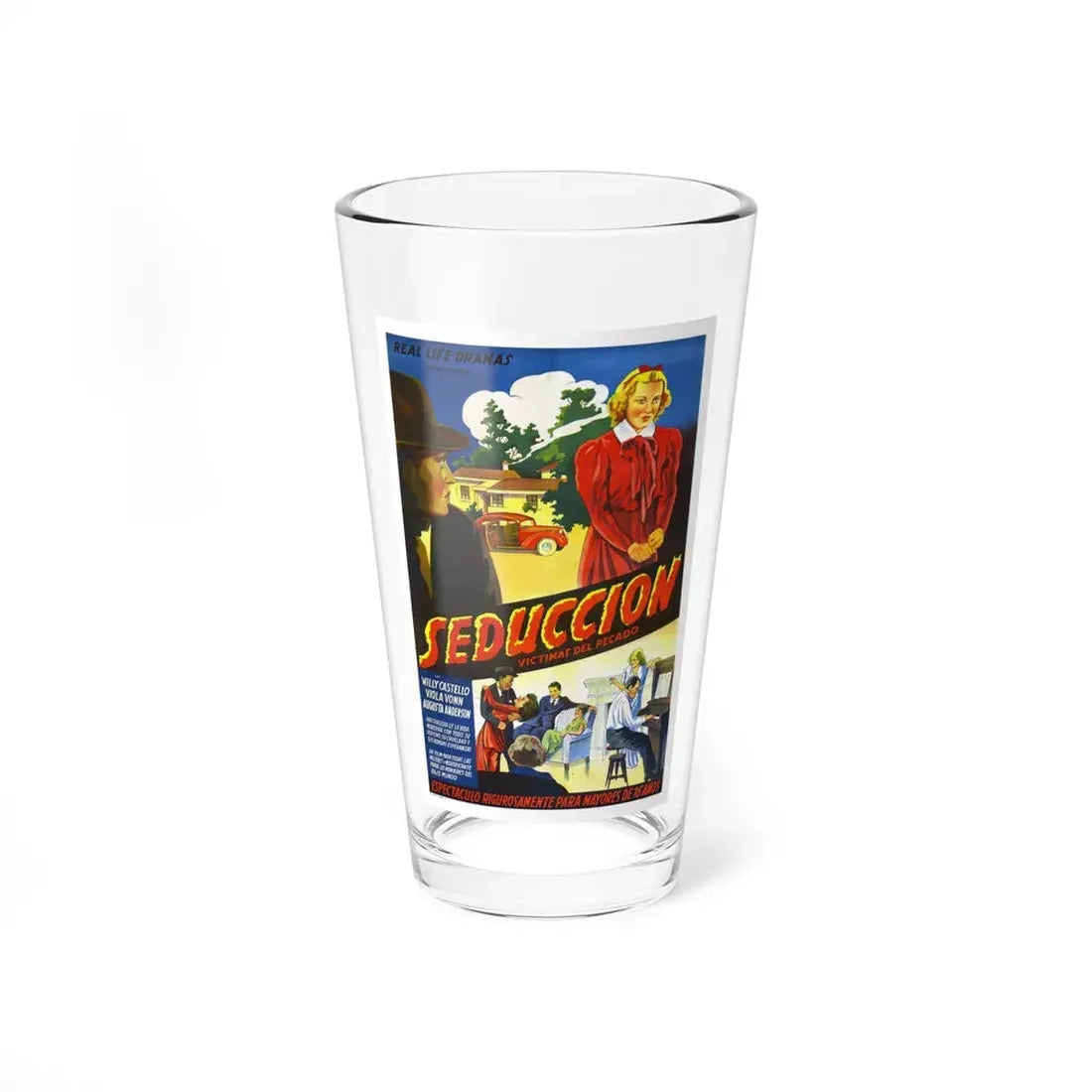 SMASHING THE VICE TRUST 1937 Movie Poster - Pint Glass 16oz 16oz - Go Mug Yourself