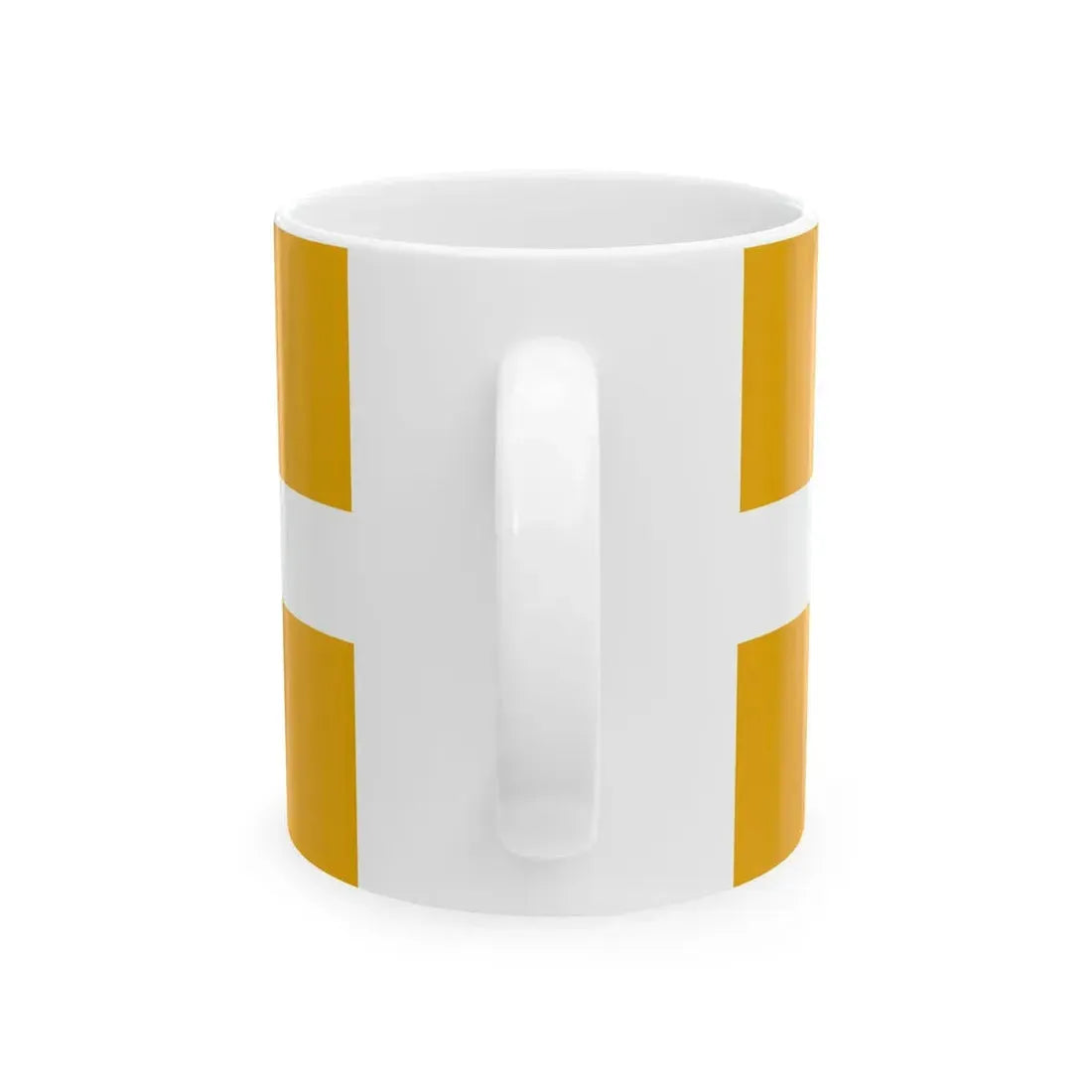 Smiltenes novada karogs (Latvia) White Coffee Mug - Go Mug Yourself