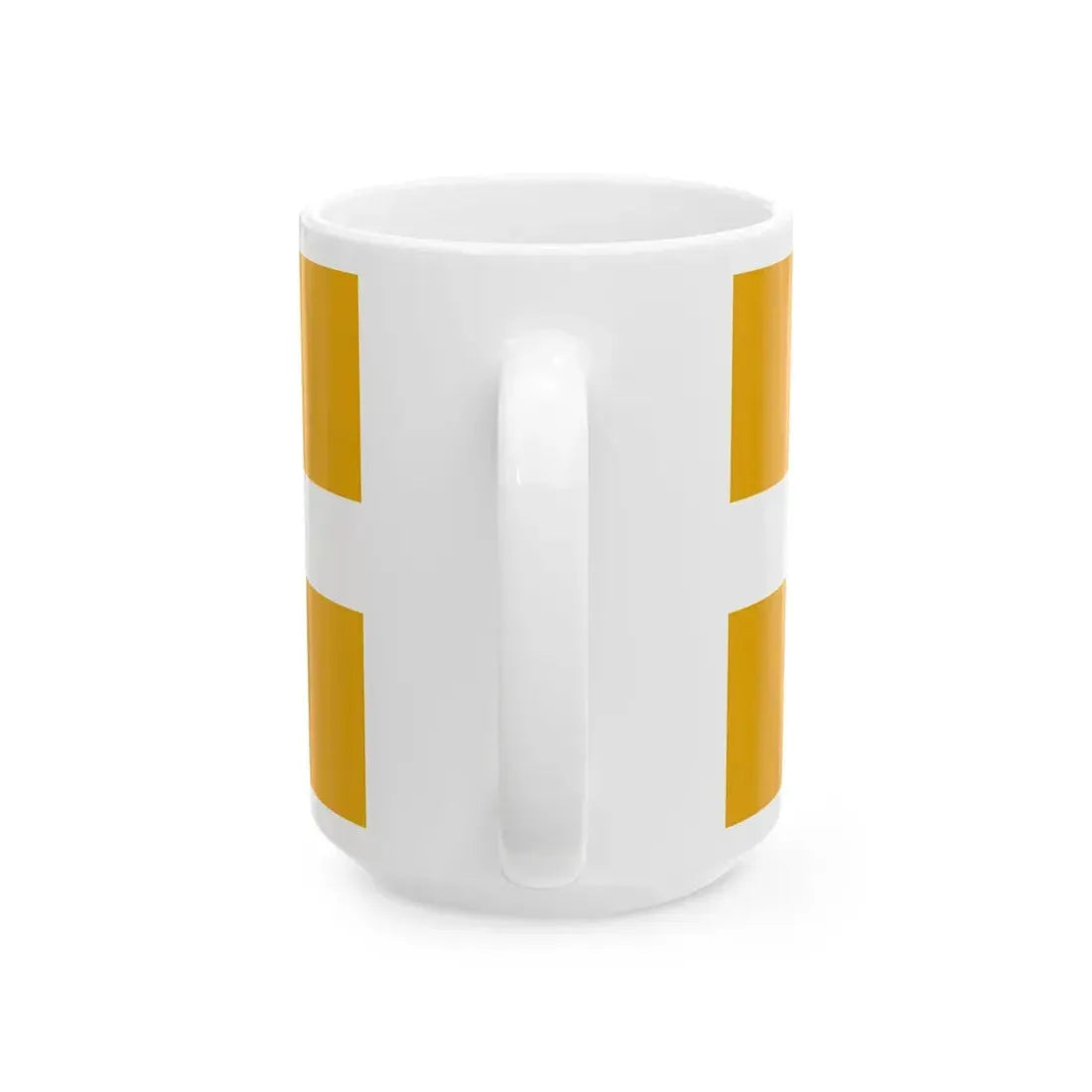 Smiltenes novada karogs (Latvia) White Coffee Mug - Go Mug Yourself