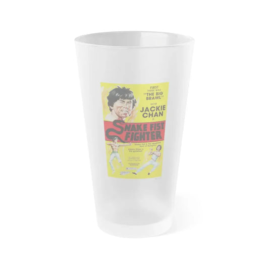SNAKE FIST FIGHTER 1973 Movie Poster - Frosted Pint Glass 16oz Default Title - Go Mug Yourself