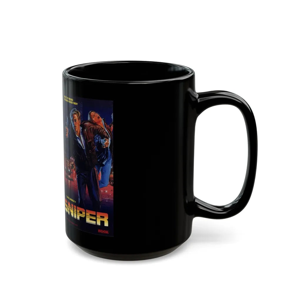 SNIPER (VHS COVER) - Black Coffee Mug-Go Mug Yourself