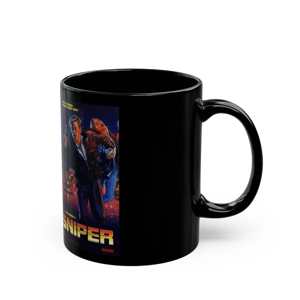 SNIPER (VHS COVER) - Black Coffee Mug-Go Mug Yourself