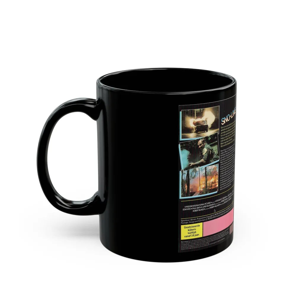 SNO LINE (VHS COVER) - Black Coffee Mug-Go Mug Yourself