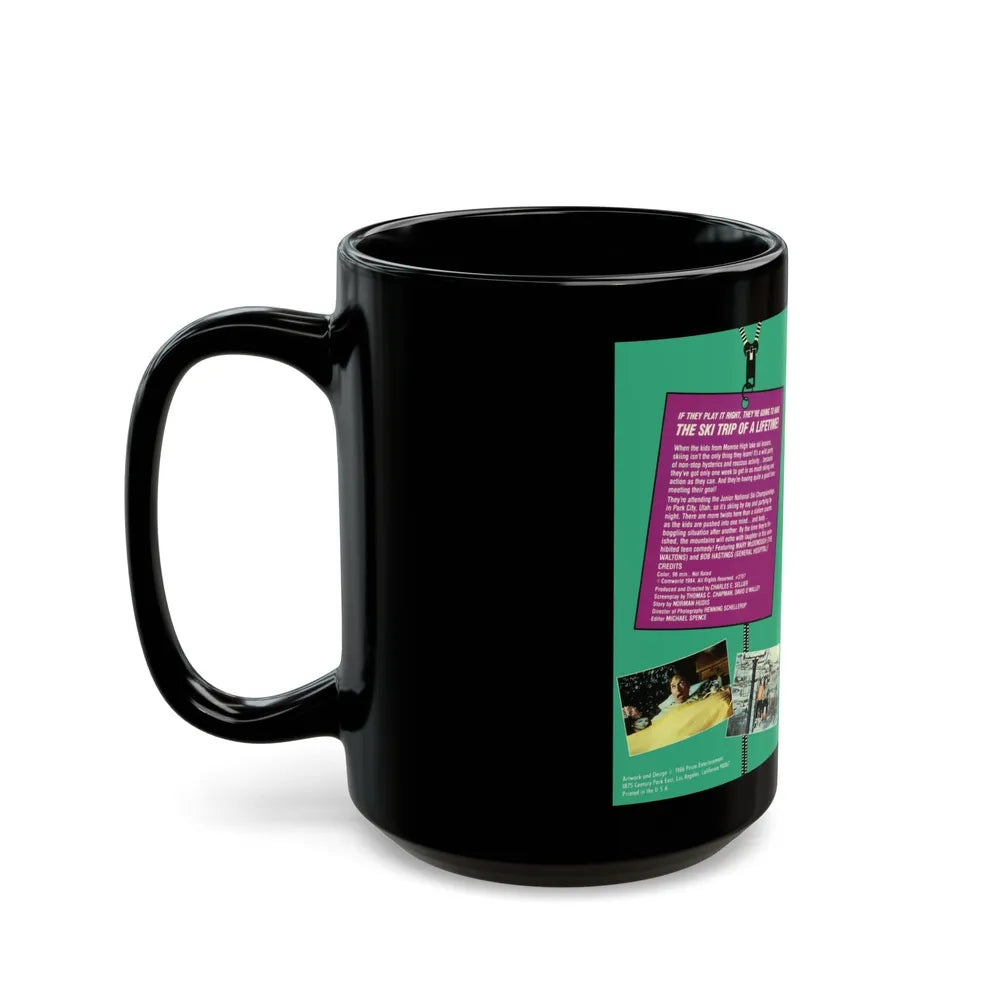 SNOW BALLING (VHS COVER) - Black Coffee Mug-Go Mug Yourself