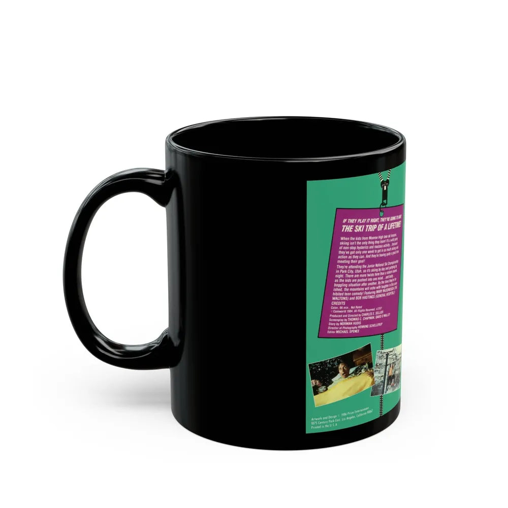 SNOW BALLING (VHS COVER) - Black Coffee Mug-Go Mug Yourself
