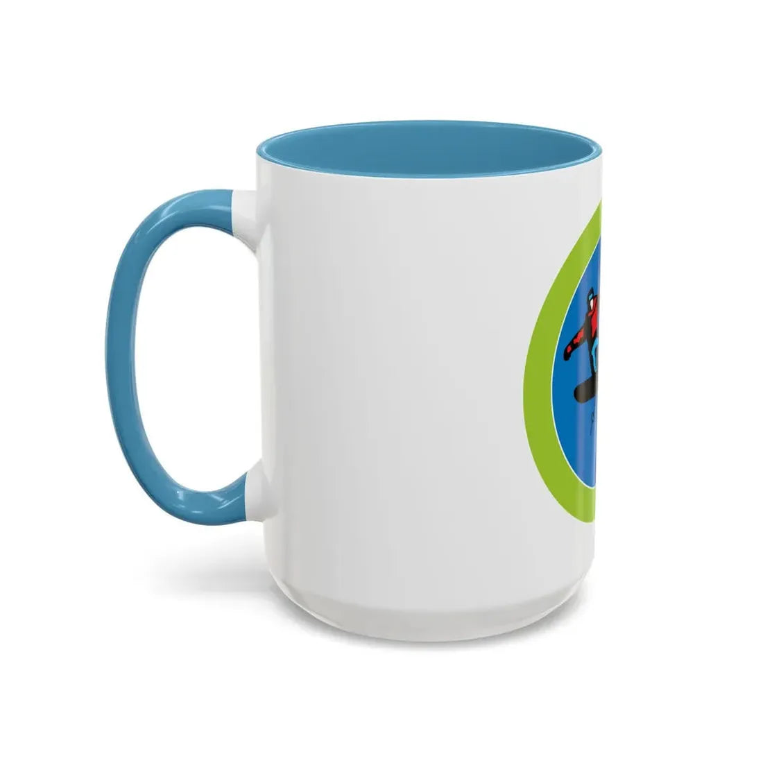 Snow Sports (Boy Scout Merit Badge) Accent Coffee Mug - Go Mug Yourself