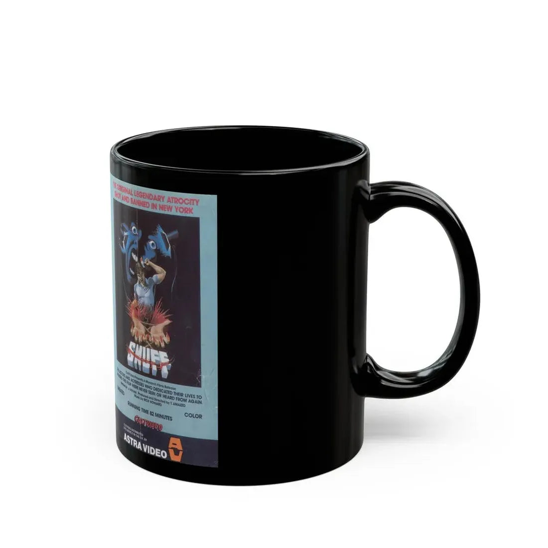 SNUFF ASTRA VIDEO (VHS COVER) - Black Coffee Mug - Go Mug Yourself