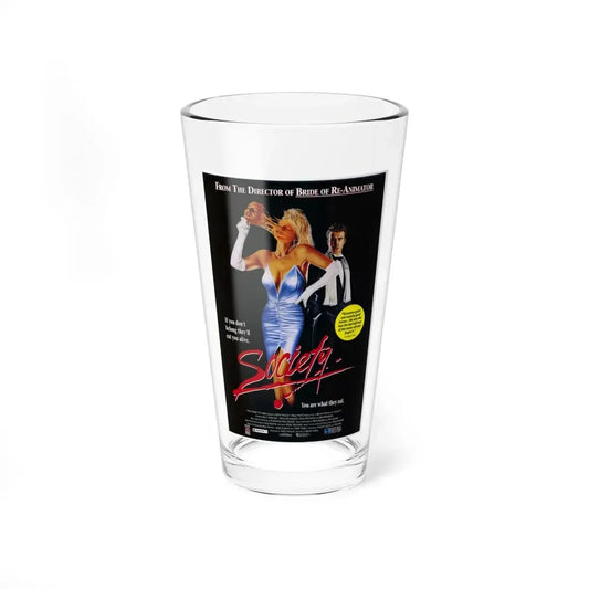 SOCIETY 1989 Movie Poster - Pint Glass 16oz 16oz - Go Mug Yourself