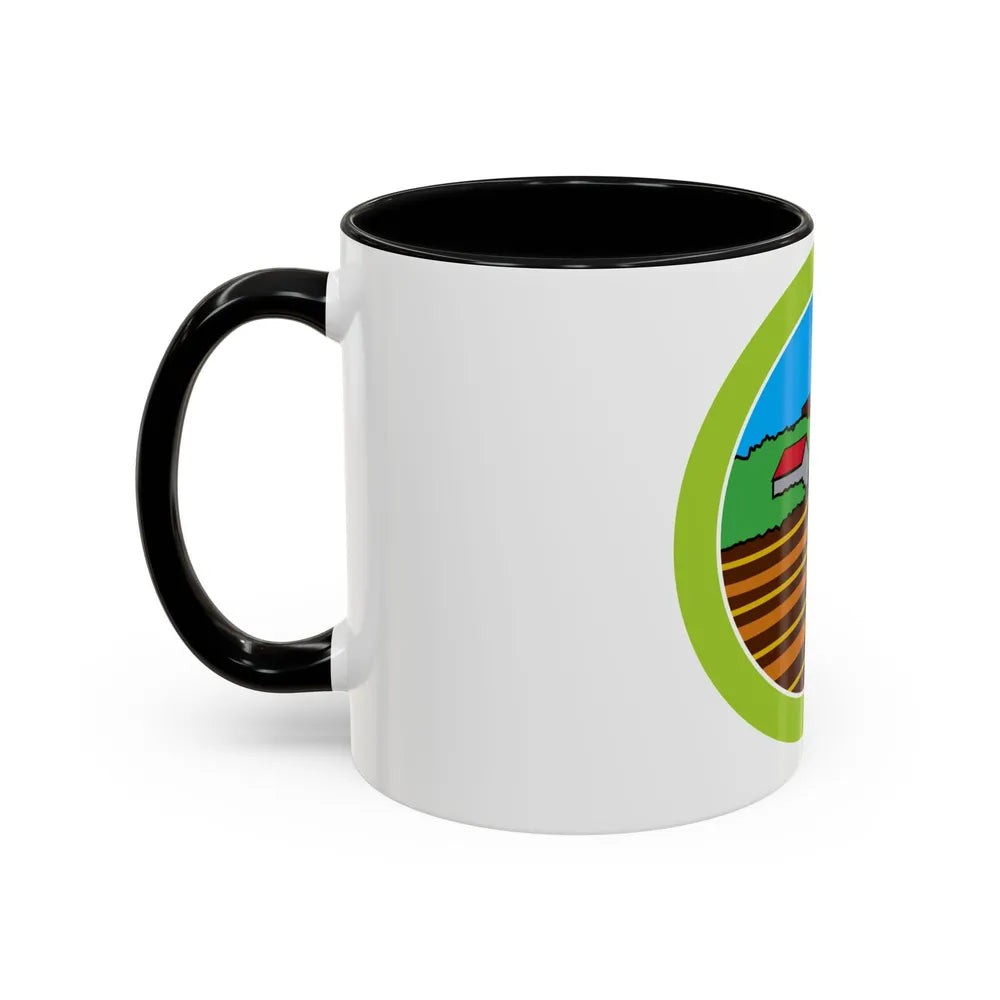Soil Water Conservation (Boy Scout Merit Badge) Accent Coffee Mug - Go Mug Yourself